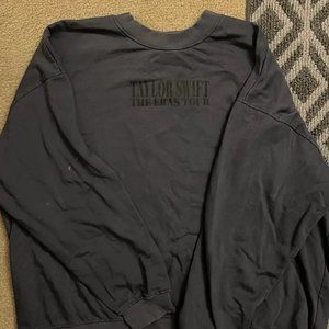 Taylor Swift eras tour blue crewneck